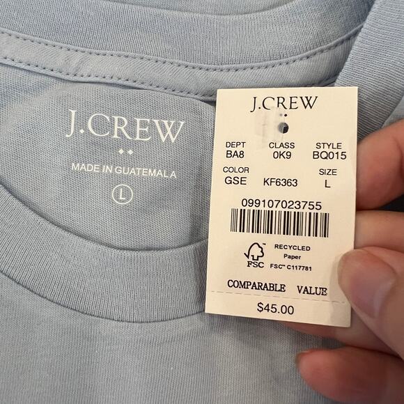 NWT J. Crew Gentle Sea Blue W/Surfboard Car Graphic Tee - Picture 5 of 10